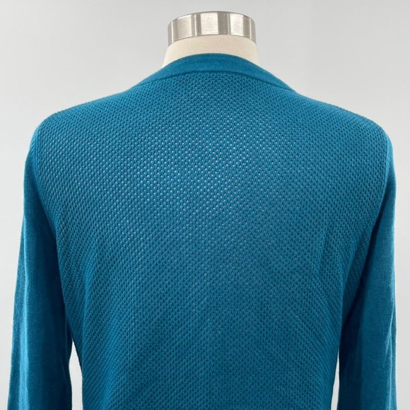 CAbi Womens Ever Teal Snap Cotton Blend Cardigan Sweater  Size Medium M  NWOT - Picture 6 of 11